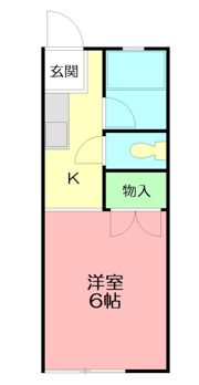 コーポPB7の間取り画像