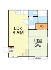 ハイネスの間取り画像