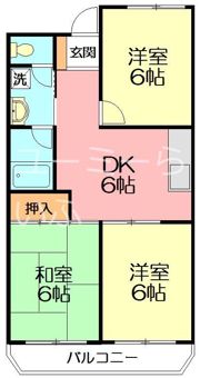 メゾン長井の間取り画像