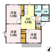 第5コーポたかはしの間取り画像