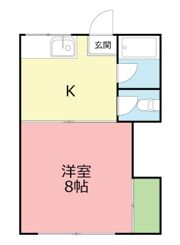 清水コーポ3の間取り画像