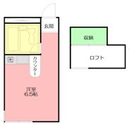 フラットタキザワBの間取り画像