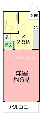 シティハイム開盛IIの間取り画像