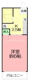 シティハイム開盛IIの間取り画像