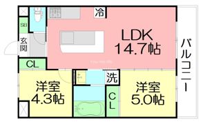 ソテツノイエの間取り画像