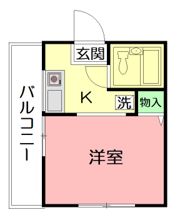 ジュネパレス座間第12-Bの間取り画像
