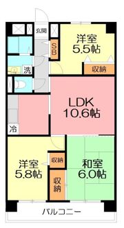 サニープレイスの間取り画像