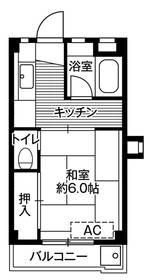 ビレッジハウス座間3号棟の間取り画像