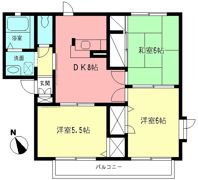 パティオIIの間取り画像