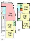 東大竹戸建の間取り画像