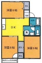 ユキボナールIIの間取り画像