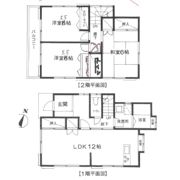 飯島町貸家の間取り画像