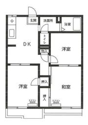 コーポサラの間取り画像