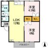 ミユキハイツの間取り画像