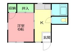 柳川ハイツの間取り画像