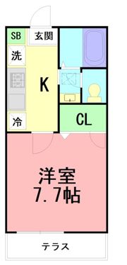 スウィートフレグランスの間取り画像