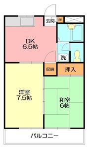 エスポワールクラタの間取り画像