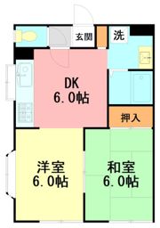 ライフビュー花水台の間取り画像