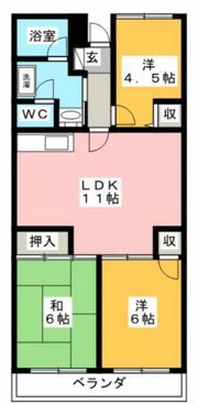 ベルドミール小田原の間取り画像