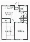 シティハイム 山川ハイツAの間取り画像