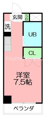 ヒルズ実方の間取り画像