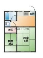 平和荘の間取り画像
