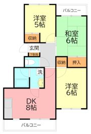 グリーンマンション・テラの間取り画像