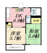 サンヒルズの間取り画像