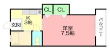 ヴィーヴル中原の間取り画像