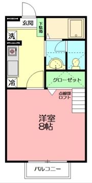 ハイツサトミの間取り画像