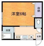 三戸部アパートの間取り画像