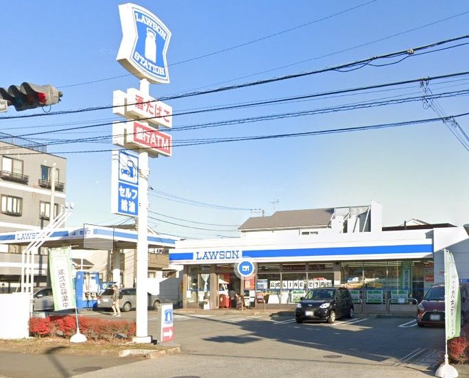 近くのローソン 藤沢白旗四丁目店まで534m（徒歩7分）