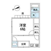 増田貸家の間取り画像