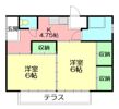 野地貸家の間取り画像