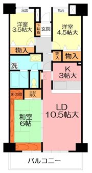 リバーツイン厚木の間取り画像