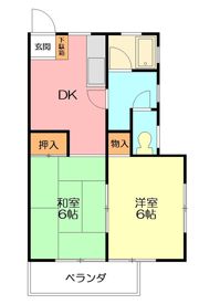 撫子ハイツの間取り画像
