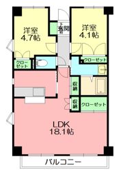 メゾンアイの間取り画像
