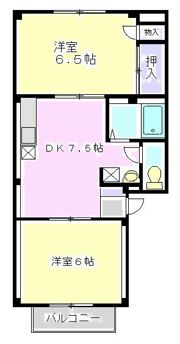 パークハイツオンベイの間取り画像