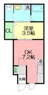 euodia（ユーオディア）A棟の間取り画像