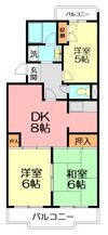 スカイコート前田の間取り画像