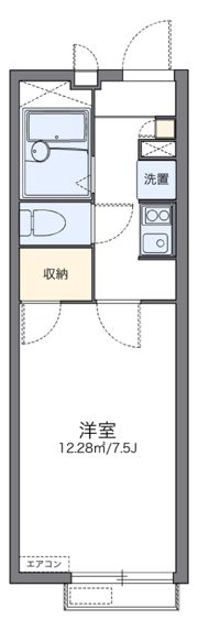 レオパレスパレヴィアーノの間取り画像
