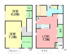 メジュール E棟の間取り画像