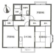 グランデュールダイゲンAの間取り画像