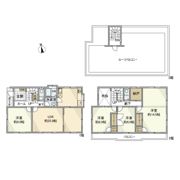 片瀬山1丁目戸建の間取り画像