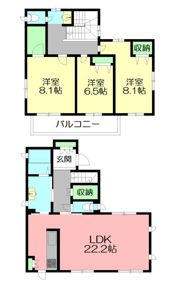 松平邸の間取り画像