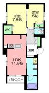 コンフォートFの間取り画像