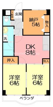 ドルチェ芦屋の間取り画像