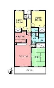 フローラ石川の間取り画像