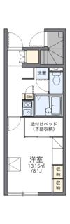 レオパレスすばるIIIの間取り画像
