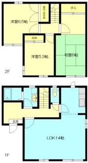 小川テラスハウス2の間取り画像